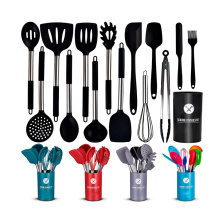 Food-Grade  14 Pieces Silicone Cooking Utensil Set with Holder